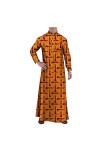Kuendrem Dashiki Ankara Robe longue à manches longues pour homme - - 5X-Large