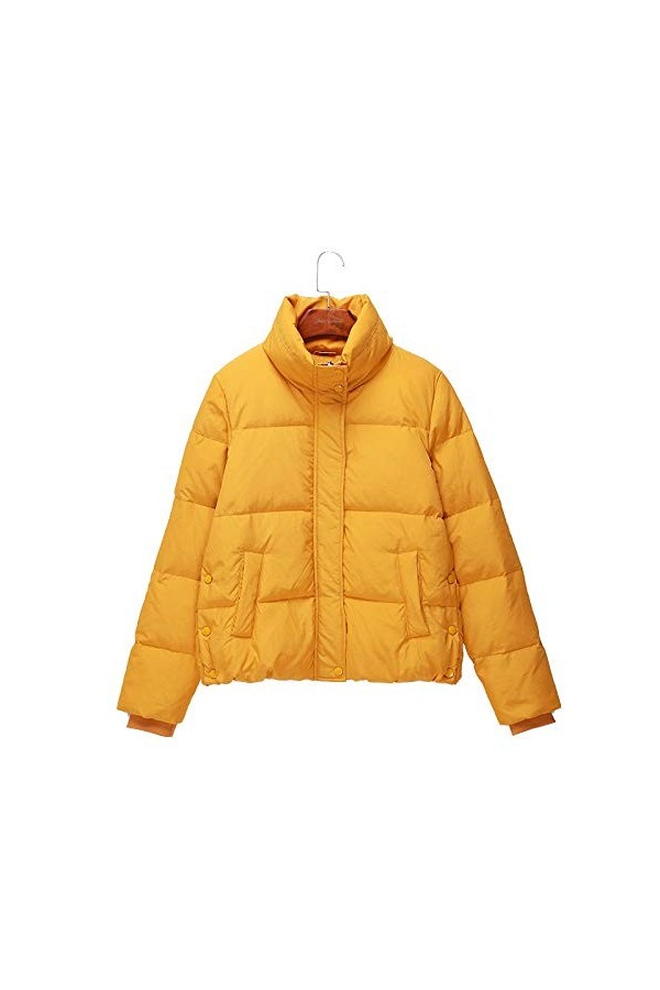 nouler Doudoune Col De Duvet De Canard dhiver De Mode Féminine,Noir,L