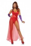 Leg Avenue Bombshell Babe Panamas, Rouge Red , Taille Fabricant: SmallUk 6-8 Femme