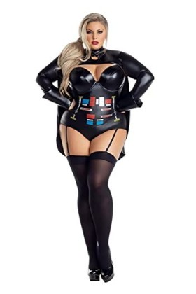 Costume dimpératrice galactique sexy grande taille pour femme 5X