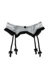 GJRFYJ Plus taille bar en dentelle dames femmes sexy jarter bas de lingerie accessoires de collants de lingerie Color : A, S