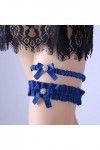 JJZXD Accessoires de mariage Garter Foot accessoire Garter Belt Sexy Lace Lace Mand Slip Jam DNG BLUE LACE GARTER Color : Bl