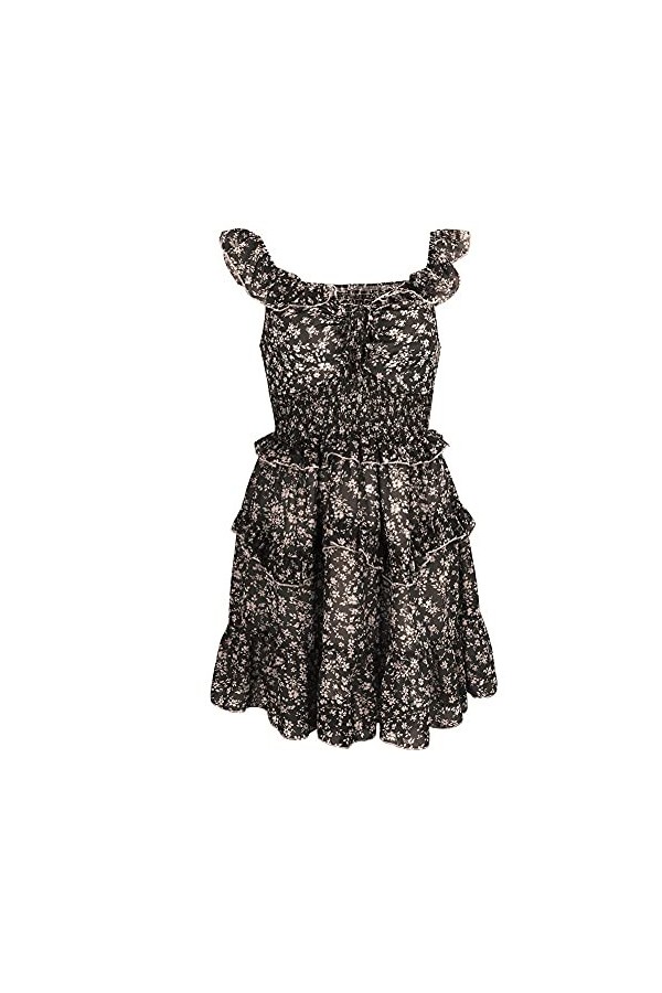 CHYSP Femmes pour Robes Imprimé Bouquet cassé Vacation Élégante Robe Casual Vacances Casual Vêtements Dames Vêtements Color 