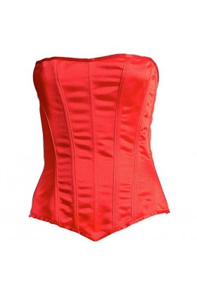 amscan- Corset Rouge pour Femme | M-L | 1 pièce, 848201