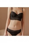 Ensemble de sous-vêtements Sexy Soutiens-Gorge Dentelle Mode Push Up Soutien-Gorge Culottes Ensembles Deep V Soutien-Gorge De