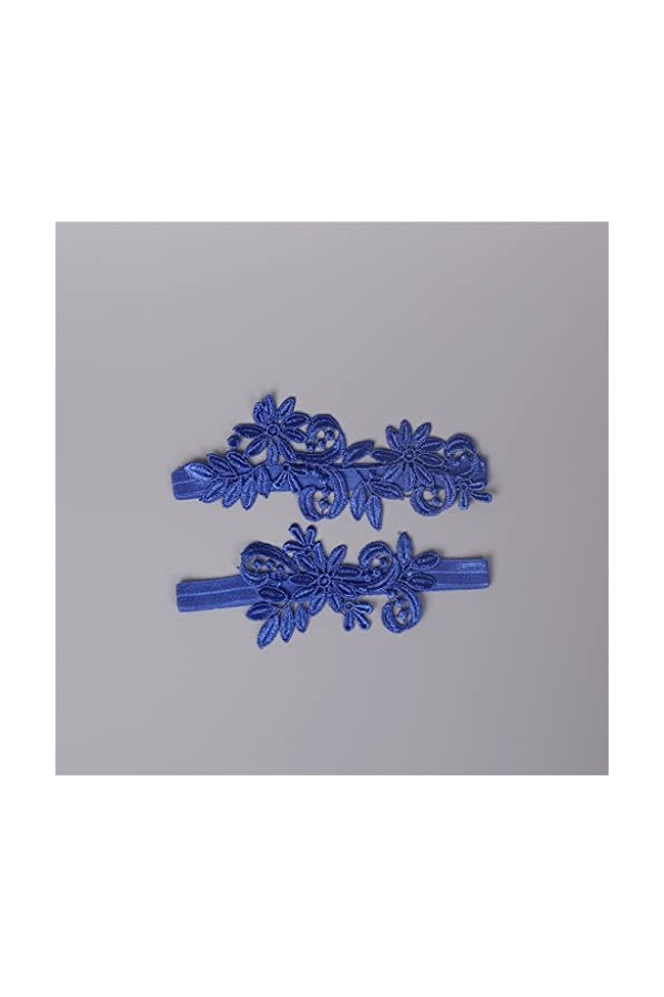ZTTTD Garters de Mariage en Dentelle de Fleur de Fleur Sexy 2pcs Set for la Jambe de mariée de Bride Women