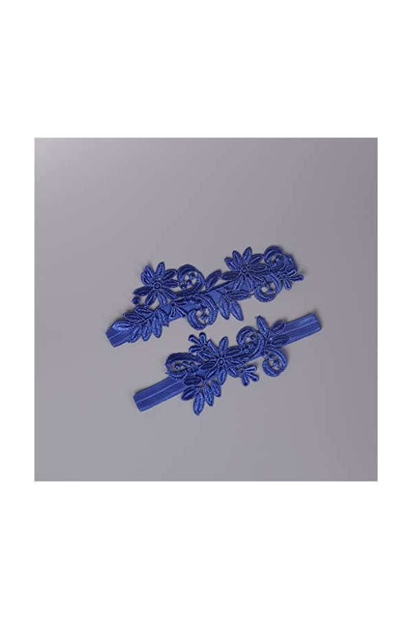 ZTTTD Garters de Mariage en Dentelle de Fleur de Fleur Sexy 2pcs Set for la Jambe de mariée de Bride Women