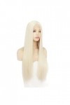DUNEL Wigs Hair For Women Long Straight Hair Wigs for Women Beige Lace Front Middle Part Hairline Costume Cosplay Wig Charmin