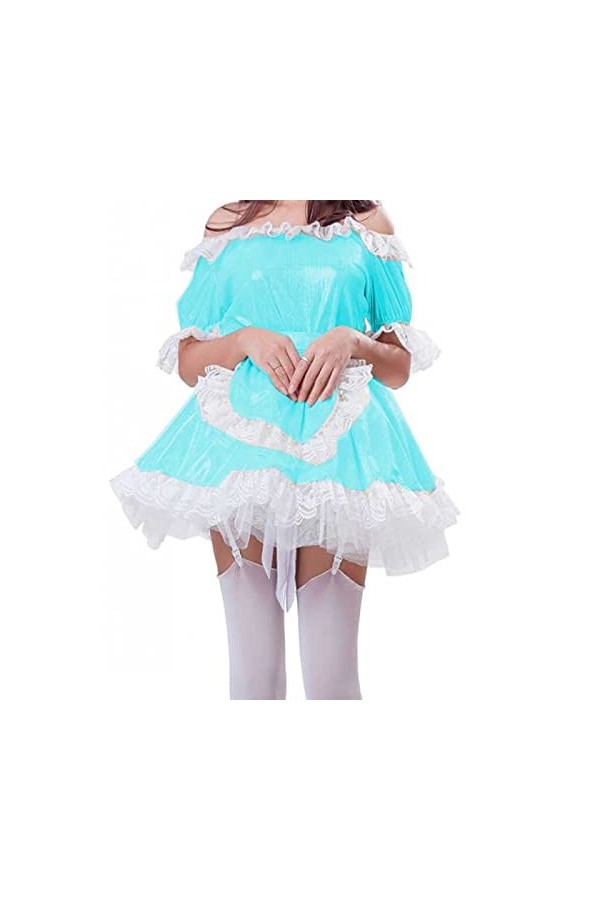 Mini robe asymétrique sexy pour femme, rose rouge, XXXXXXL