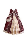YSYOkow Robe de Princesse de Cour Rétro pour Femmes et Filles Plus Size Vintage Gothic Dress Medieval Renaissance Cosplay Dre
