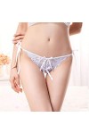 Sexy Lingerie Dentelle sous-vêtements Mesdames Cravate Thong Grande Taille Fat Fat Sexy Dentelle Fermer Culotte Dames séduisa