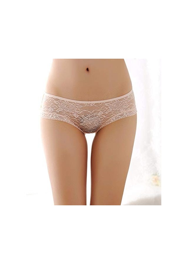 WFAR Sexy Lingerie Sexy Temptation Dessin Lotus Mme Slips sous-vêtements Log Soutien sous-vêtement Femme Creuse Creuse Transp
