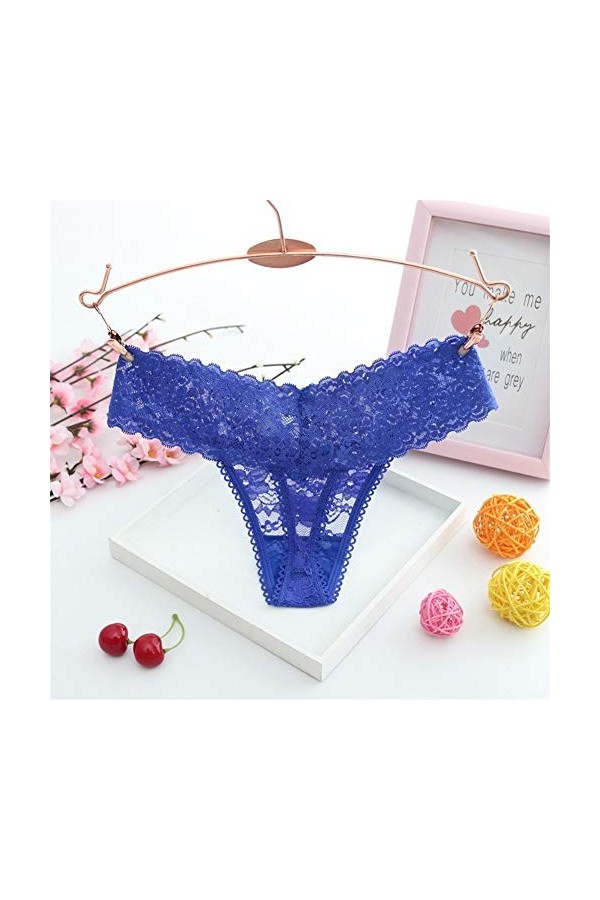 WFAR Jacquard Mesdames Panties Sexy Dentelle Thong Basse Taille Hautes Sexy Dentelle Fermer Culotte Dames séduisantes Transpa