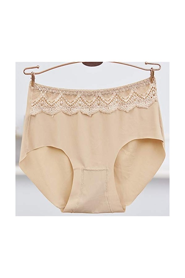 WFAR Dentelle sans Soudure de la Dentelle de la Soie de Glace Sexy Dames sous-vêtements Slips Fermer Culotte de Femme Confort