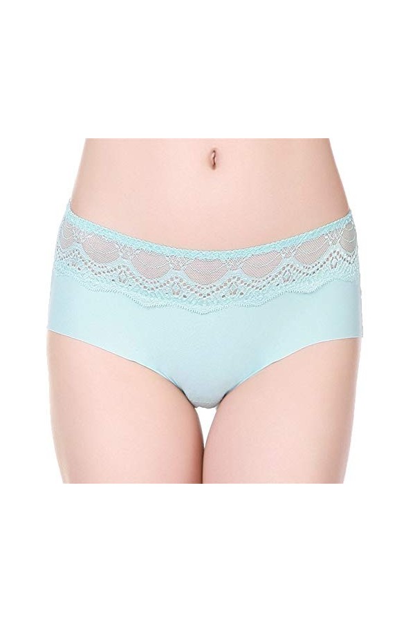 WFAR Dentelle sans Soudure de la Dentelle de la Soie de Glace Sexy Dames sous-vêtements Slips Fermer Culotte de Femme Confort