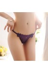 WFAR Sexy Lingerie Double Noeud Sexy Dentelle Dentelle Sexy brodée Taille Basse Taille Taille Sexy Dentelle de Dentelle rappr