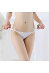WFAR Sexy Lingerie Dentelle sous-vêtements Sexy sous-vêtements Dames Low Taille Thong Belle Hanche Pantalon Femme Femme Ferme