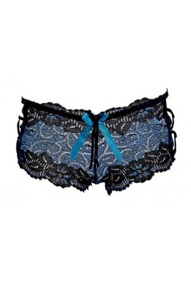 WFAR sous-vêtement Sexy pour Femmes Boxer Boxer Pantalon Culotte Dentelle Short Dentelle Fermer Culotte Dames séduisantes Tra