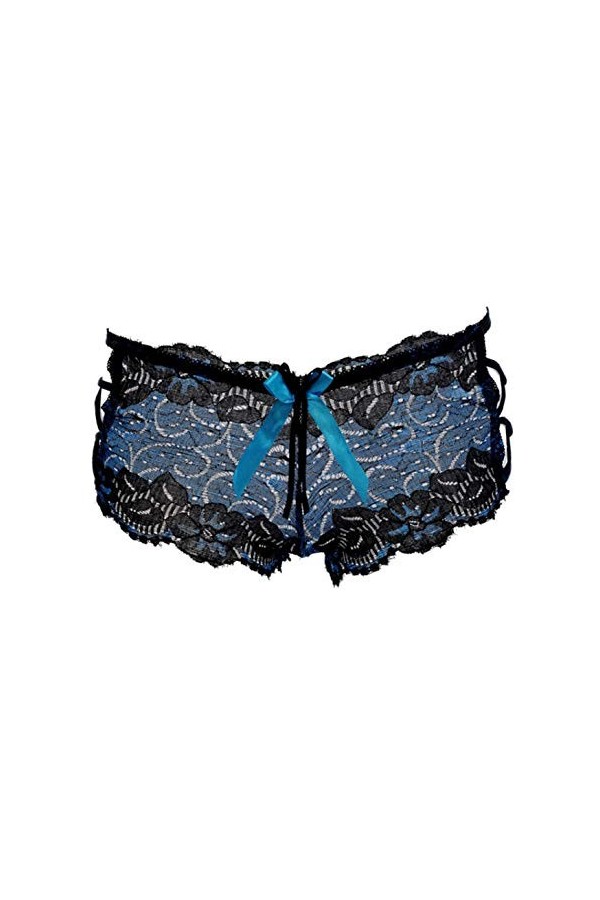 WFAR sous-vêtement Sexy pour Femmes Boxer Boxer Pantalon Culotte Dentelle Short Dentelle Fermer Culotte Dames séduisantes Tra