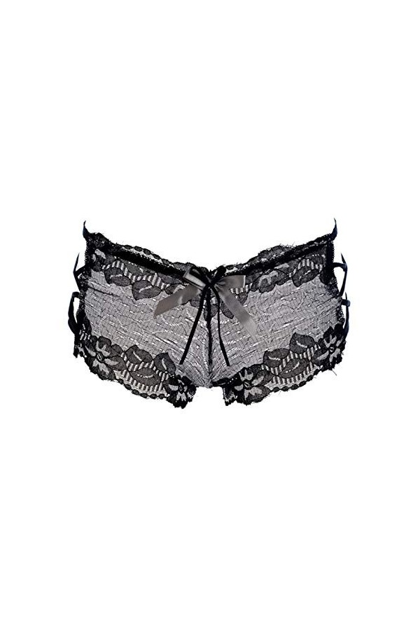 WFAR sous-vêtement Sexy pour Femmes Boxer Boxer Pantalon Culotte Dentelle Short Dentelle Fermer Culotte Dames séduisantes Tra