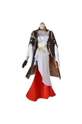 MirOdo Jeu Himeko robe en queue de poisson Costume de Cosplay Costume pour femme tenue de fête dHalloween,Set-XXL
