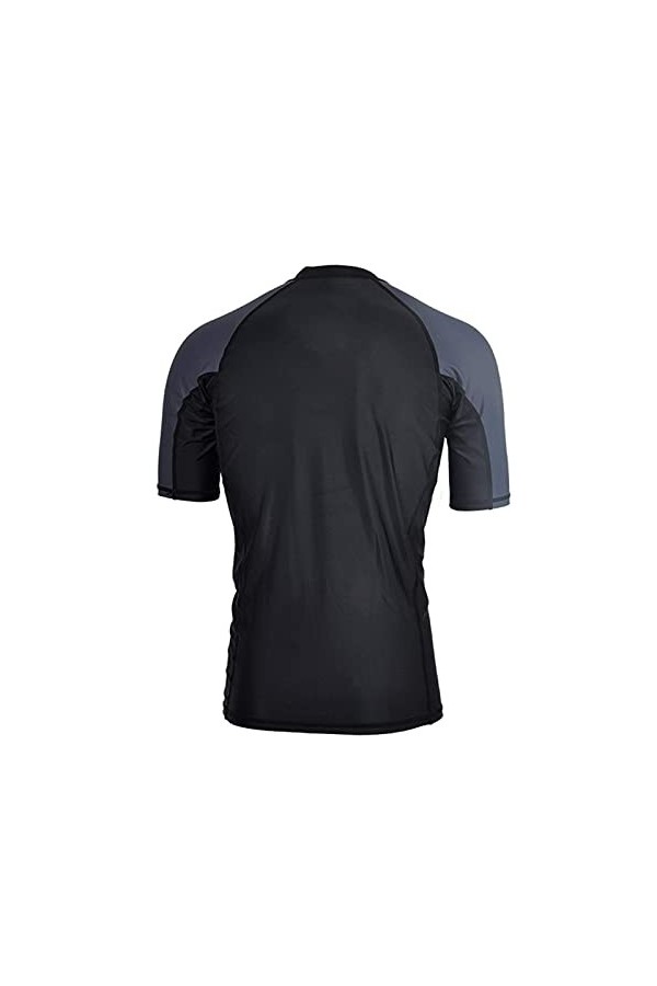 generic Gilet de Plongée à Manches Courtes Coupe Slim à Capuche pour Hommes Femmes, Gilet éruption Spandex Nylon Hauts de Nat