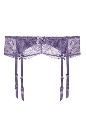 ZTTTD Garter en Dentelle Sexy bassages Pourpre bassages de Mariage Color : Purple, Size : XXL 
