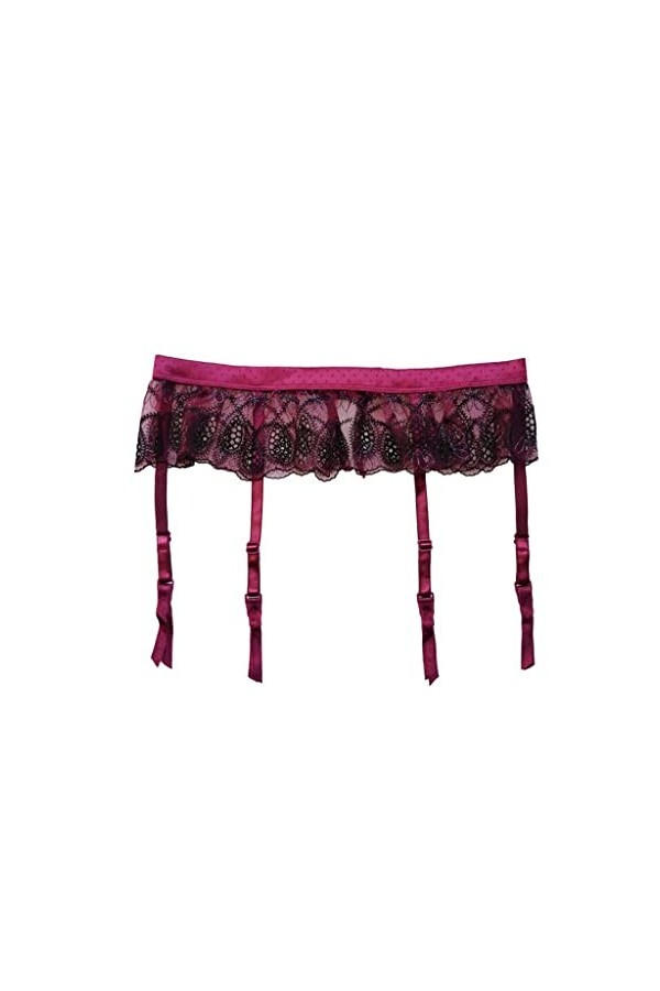 GJRFYJ Clip métallique en dentelle bordeaux for femmes Color : A, Size : Medium 