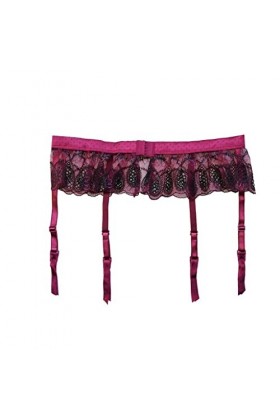 GJRFYJ Clip métallique en dentelle bordeaux for femmes Color : A, Size : Medium 