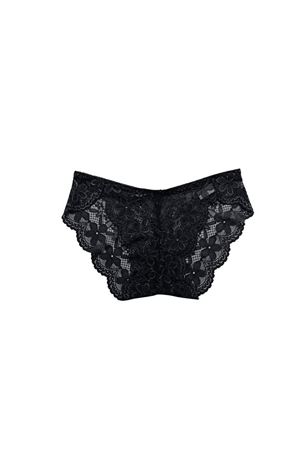 Sous-vêtements sexy en dentelle pour femme - Culotte bikini sexy - Culotte hipster extensible - Soyeux au toucher - Sous-vête