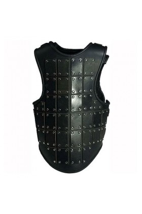 RIVINE Pirate médiéval mercenaire Cuir Poitrine Armure de Corps Chevalier cuirasse Cosplay Costume Steampunk cuirasse de Brig
