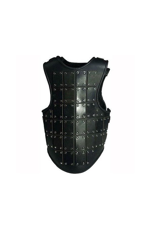 RIVINE Pirate médiéval mercenaire Cuir Poitrine Armure de Corps Chevalier cuirasse Cosplay Costume Steampunk cuirasse de Brig