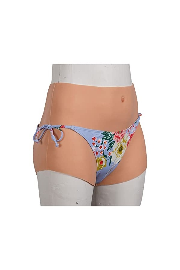 WQCZM Silicone Sissy Panties Fake Pussy Underwear Cachement Gaff Pénétrable Vagin Boîtres Brief,Color 3,M Basic