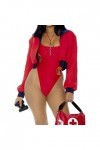 Forplay Costume sexy de personnage du film « Watch Out Bae », Rouge, Medium/Large