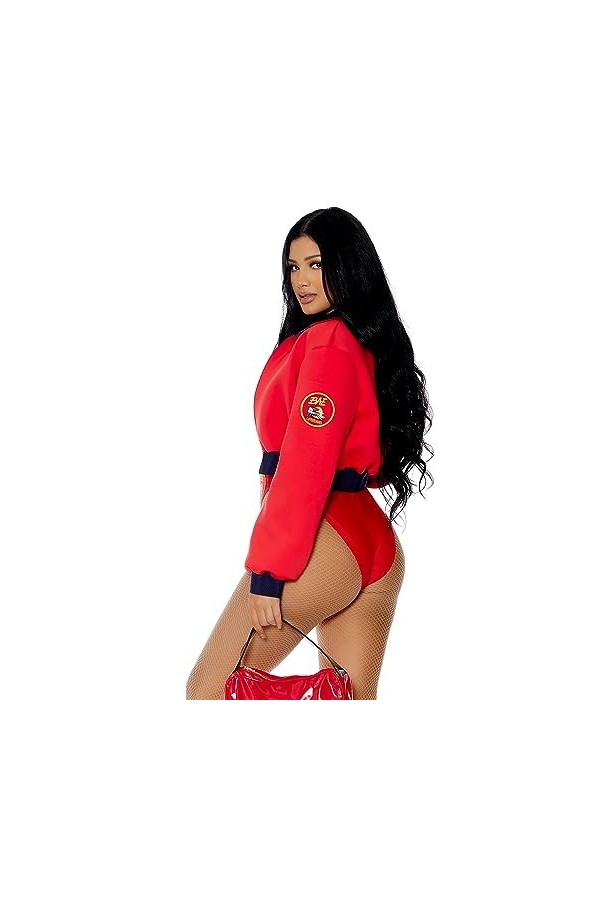 Forplay Costume sexy de personnage du film « Watch Out Bae », Rouge, Medium/Large