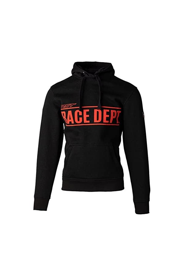 RST Race Department Reinforced Sweat à Capuche de Moto Black/Red,XL 
