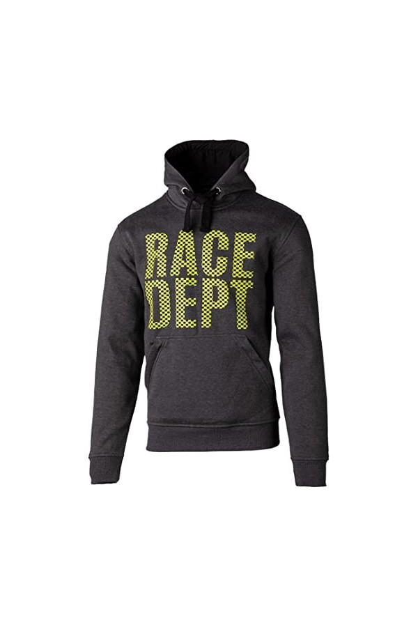 RST Race Department Reinforced Sweat à Capuche de Moto Dark Grey,3XL 