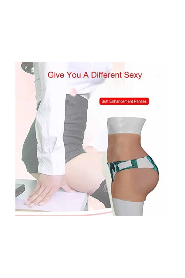 RTIA Silicone Sissy Culotte Fesses Hanches Enhancer sous-Vêtements Hommes Cachant Gaff Boxer Culotte pour Crossdresser