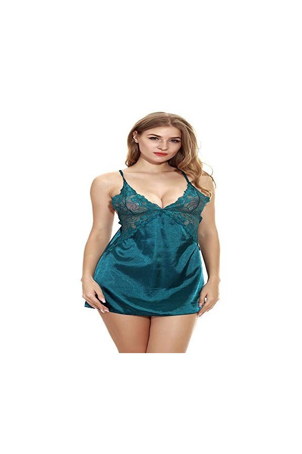 WFAR Simulation Soyk STERPENDER Jupe Deep V Deep V Sexy Pyjamas Lace Dentelle Lingerie Mesdames Personnel Sexy Sexy Sexy Unif