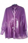 Veste Violette En Caoutchouc Latex, Jeu De Rôle, Fête 0,4 Mm,Violet,L