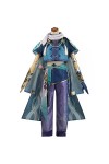 MirOdo Costume de Cosplay Baizhu, cape, haut et pantalon, uniforme de jeu, tenue de fête dHalloween,Set-XXL