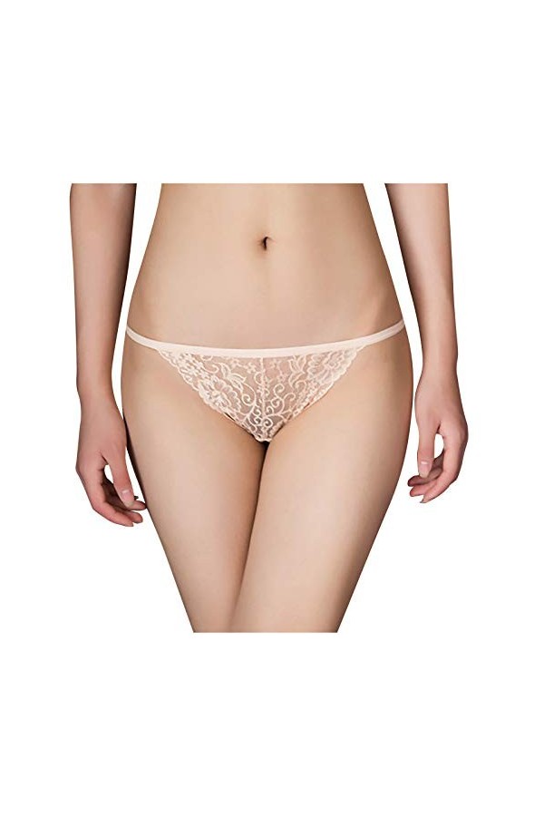 FGUUTYM Intime Lingerie Pour Coton Sexy Sans Coutures Sexy Femmes Dentelle Creux Transparent Massif Culotte Lift Hanches Sain