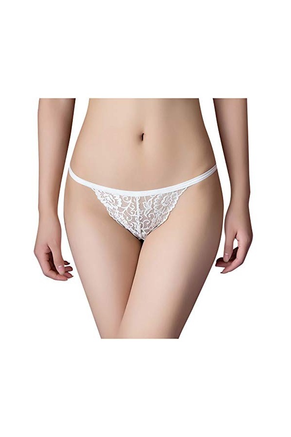 FGUUTYM Intime Lingerie Pour Coton Sexy Sans Coutures Sexy Femmes Dentelle Creux Transparent Massif Culotte Lift Hanches Sain