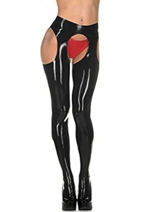 Jambières Fantaisie En Caoutchouc Gommeux Catsuit En Latex 0,4 Mm,S Pour Les Femmes