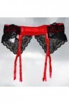 GJRFYJ Mesdames Lace Trim Hollow One Taille Backle Sexy Stockings Garter Belt Belt Lingerie Accessoires Color : A, Size : On