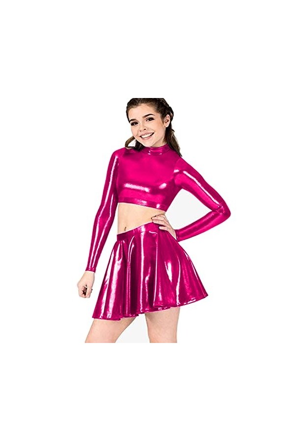 Crop Top Elegant Short Skirt Sets,Orange,7XL