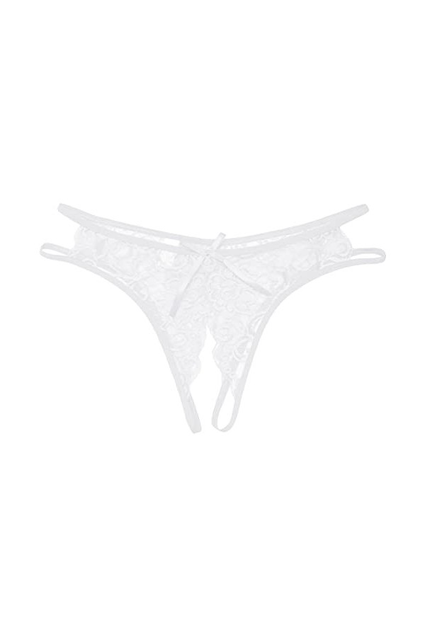 FGUUTYM Petit sous-vêtement femme sexy lingerie dentelle basse crotch femme slips culotte sexy taille culotte ouverte femme c