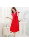 STRAW Femmes Rouge Dentelle Sexy Nightdress Girls Plus Taille Grand Taille Vêtements De Sleep Heargnown Night Shight Jupe Co
