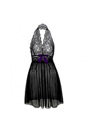 NYZABDL Lingerie Exotique Lingerie de Sexe Transparente Lingerie Sexy imprimée en Dentelle