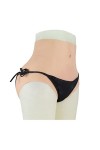 AJIU Culotte rembourrée en Silicone réaliste Sissy fausse chatte boxer slips rehausseur pour crosscommode féminin Gay transex